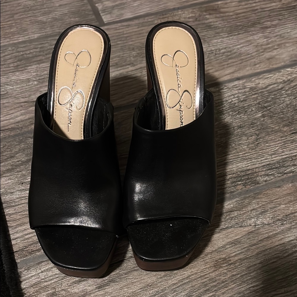 Jessica Simpson Black Women's Mules
